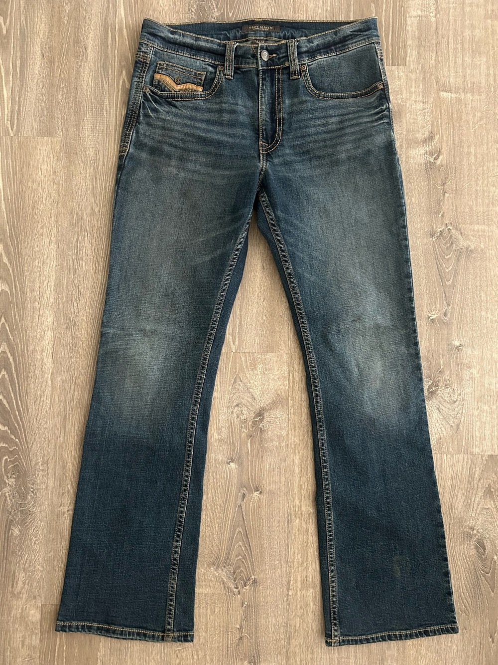 Cody James Dark Blue Boot Cut Jeans